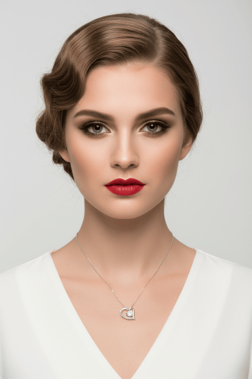 Collier porté au cou